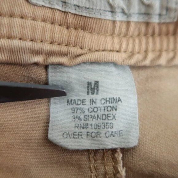 Charles and a Half Khaki Jogger Pants Tan Stretch Drawstring 36x30 Men's Medium - Picture 12 of 12